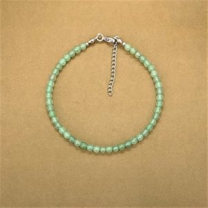 ავანტიურინის ფეხის სამაჯური