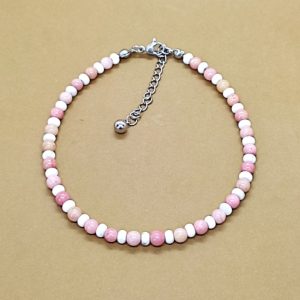 როდონიტის და ჰოვლიტის ფეხის სამაჯური