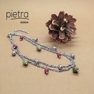 ჟადეიტი და სერდოლიკის ორმაგი ფეხის სამაჯური