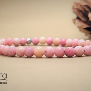 როდონიტის სამაჯური კაუჩუკზე