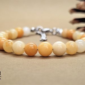 ოქროსფერი ჟადეიტის სამაჯური