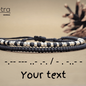 ორმაგი მორზეს სამაჯური თოკზე