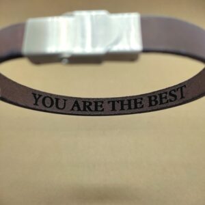 YOU ARE THE BEST წარწერით სამაჯური